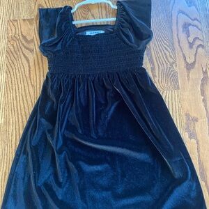 Old Navy Kids Dress in Black Velvet